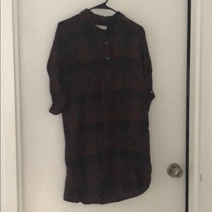 Loft Plaid Dress